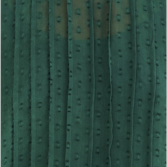 FARM Rio - Emerald Ruffle Long Sleeve Blouse. NWT. SIZE S. - Picture 7 of 11